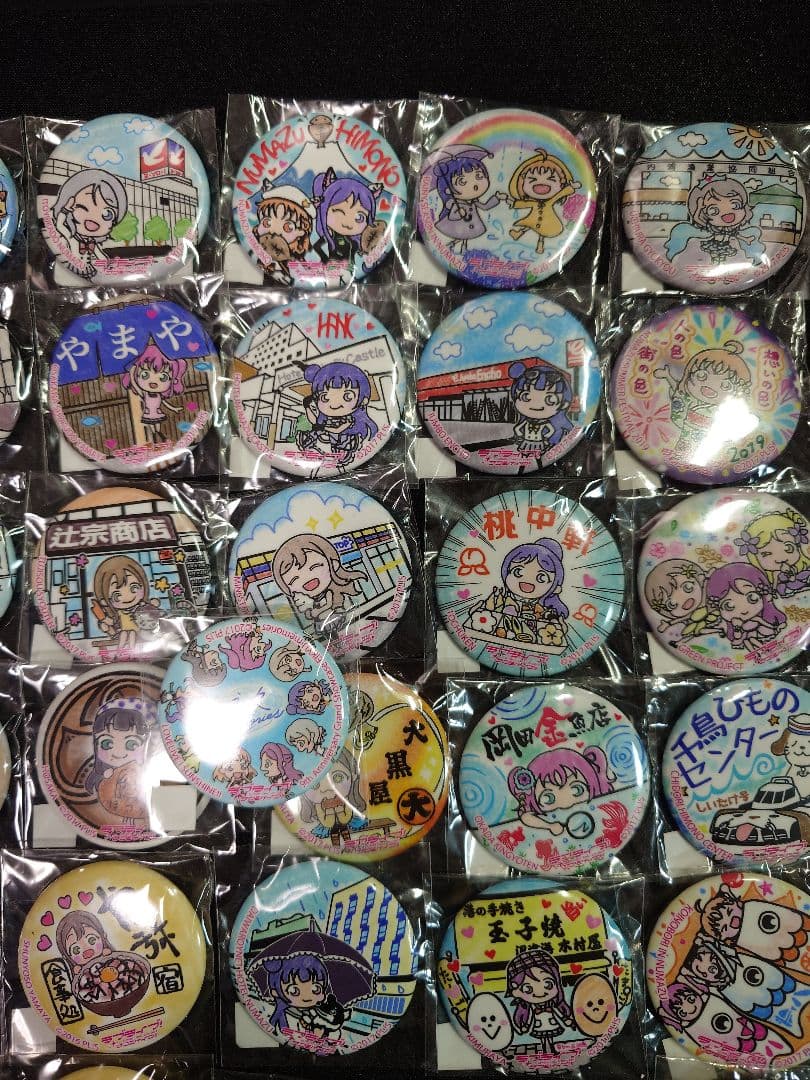 ラブライブ！サンシャイン！！ まちあるき缶バッジ 77個セット