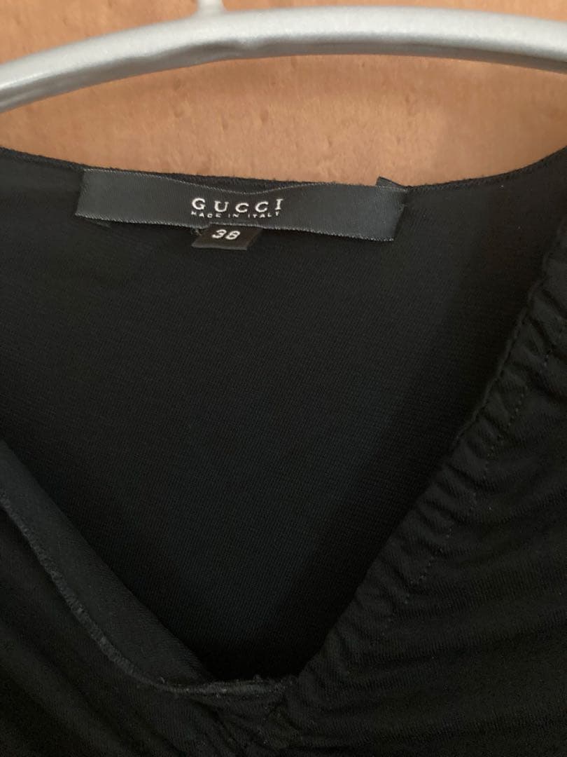 GUCCI グッチ ワンピース ブラック 黒 38 M