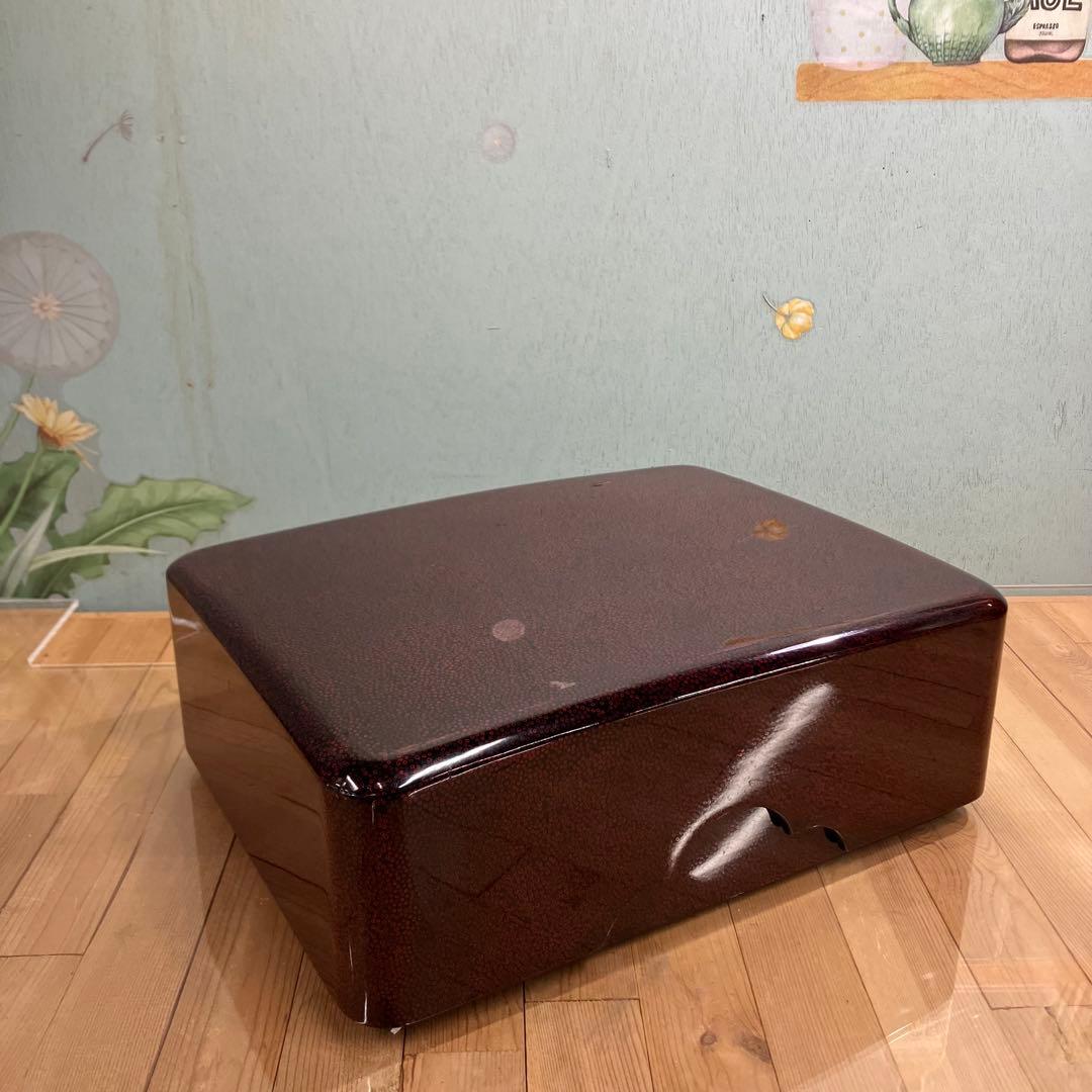 津軽塗の七々子塗　文箱