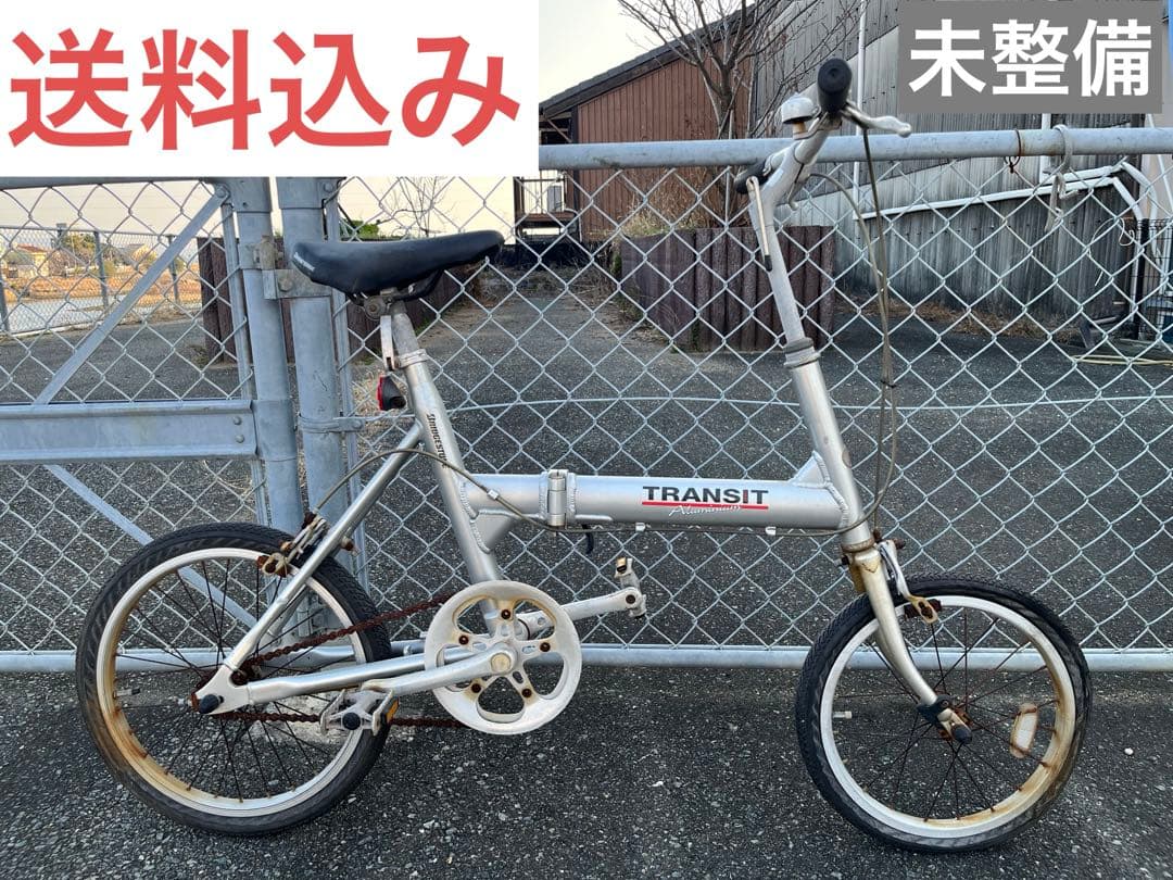 未整備　BRIDGESTONE TRANSIT aluminium 18インチ