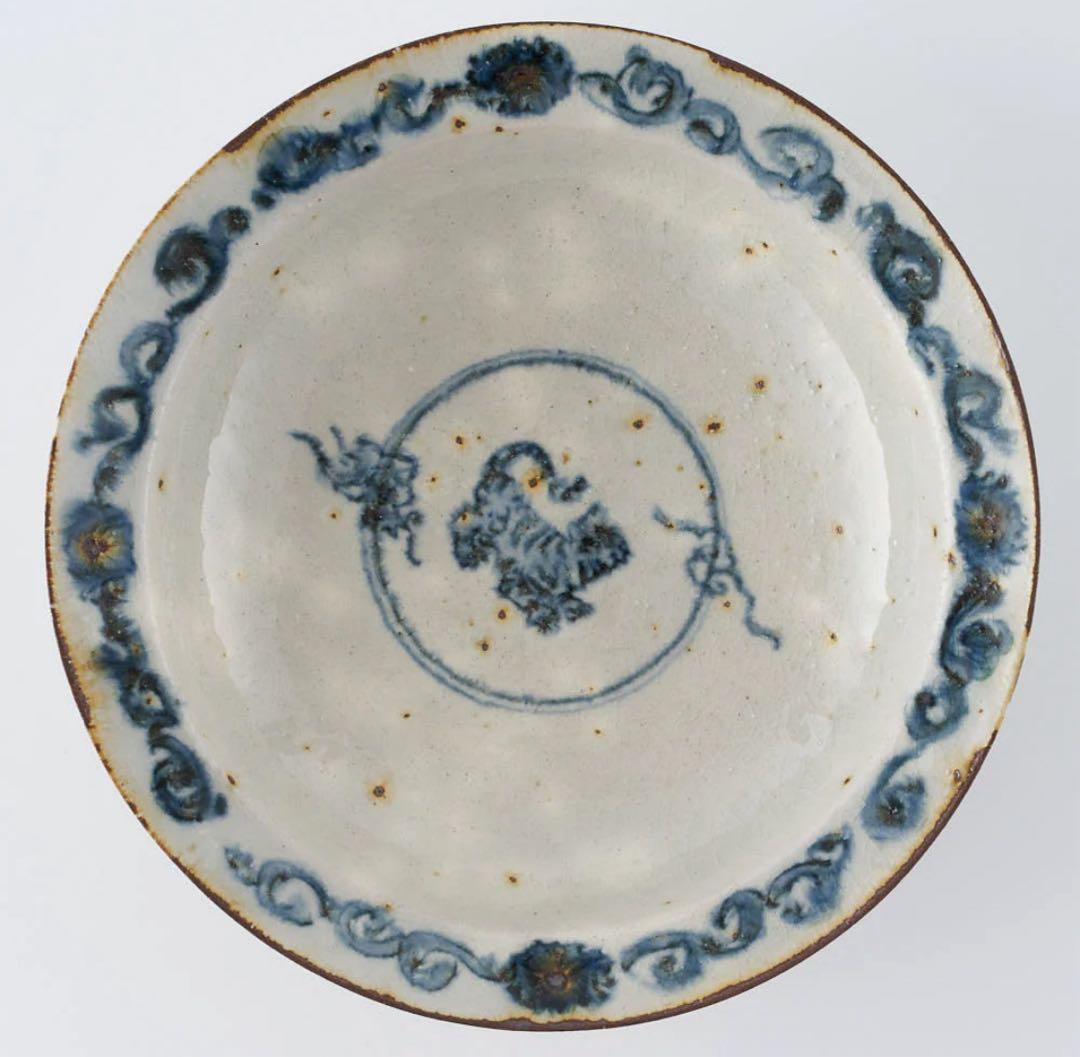 作家　市野吉記　安南手　リム浅鉢（虎）4