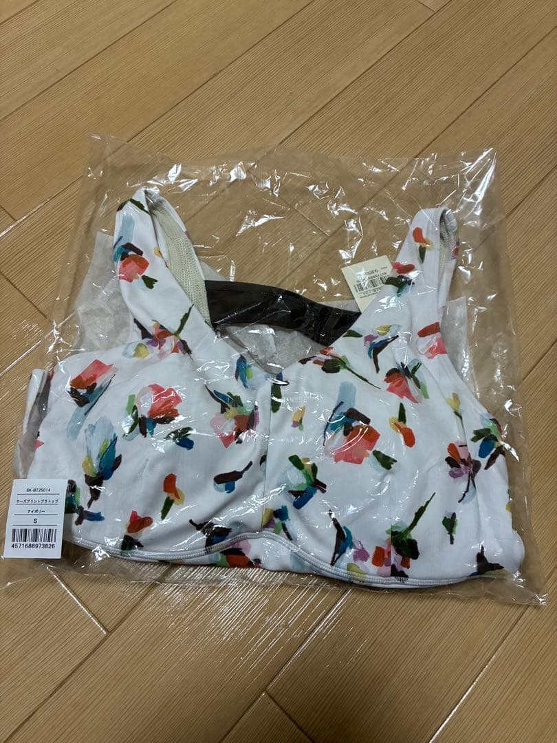 【SUKALA】ローズプリントブラトップ アイボリー S