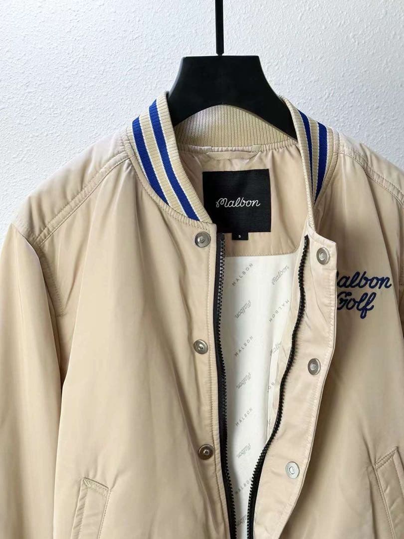 ゴルフウェア レディース アウター ベージュ赤SML