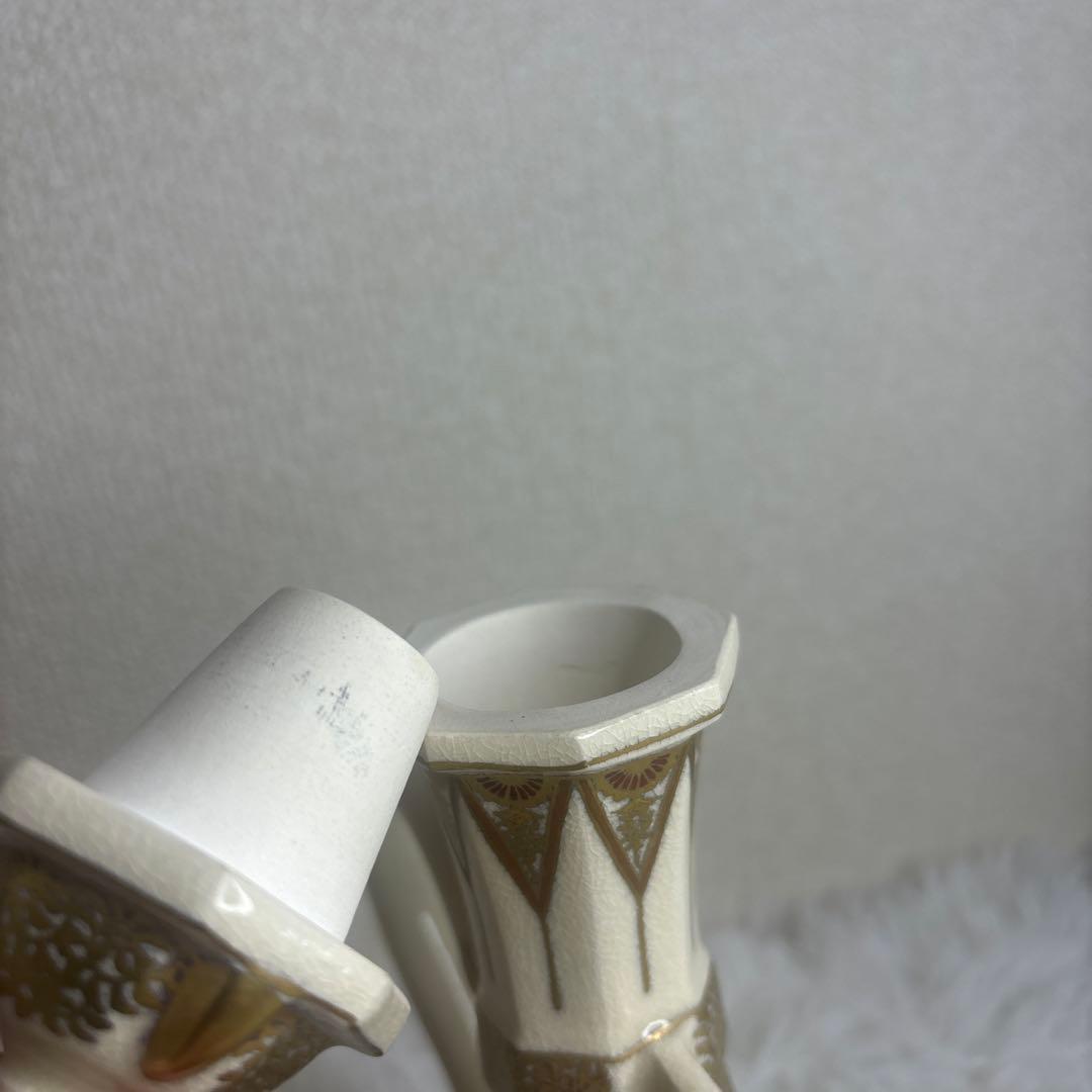 【中古】薩摩焼　水注　陶正山