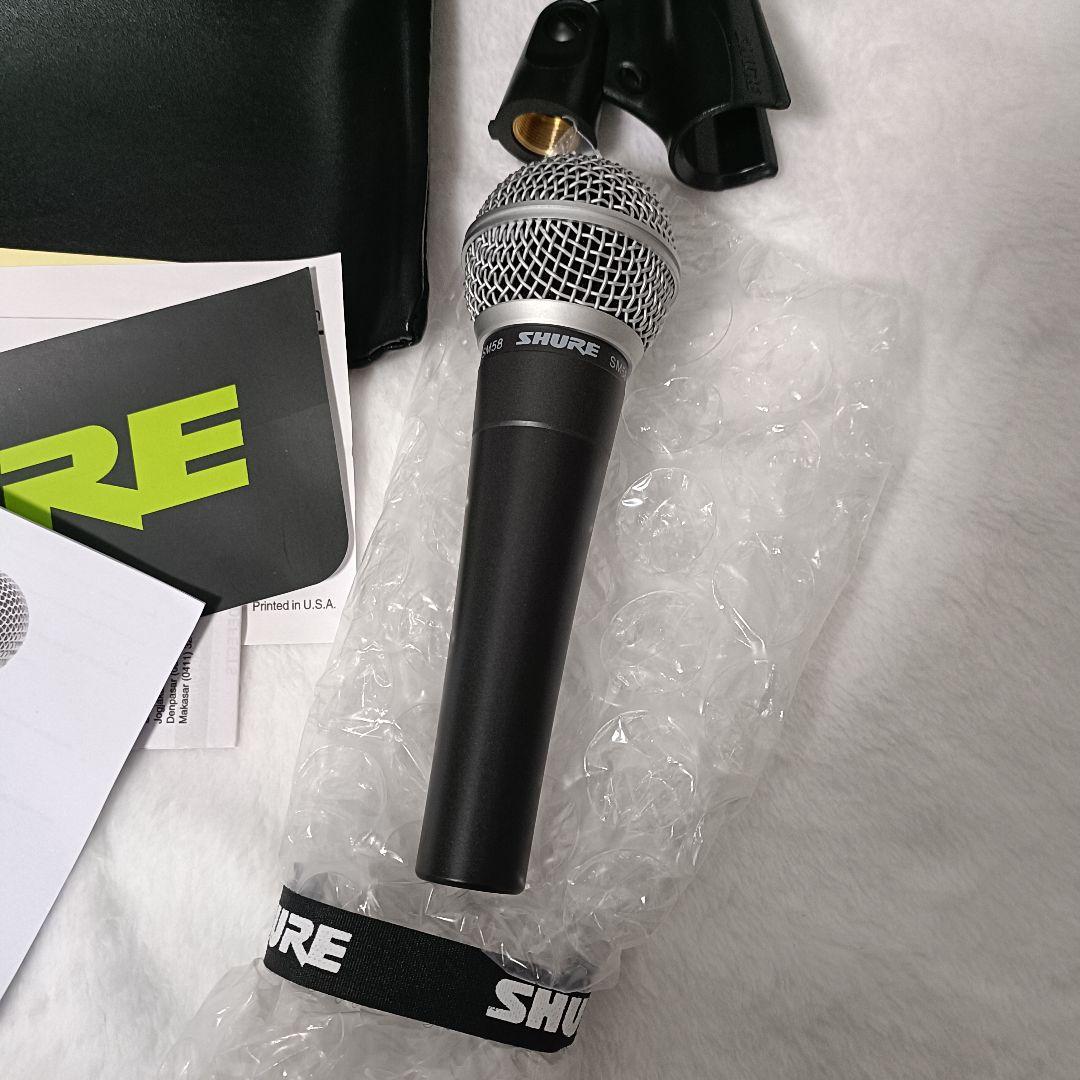 新品未使用 SHURE SM58-S ダイナミックマイク
