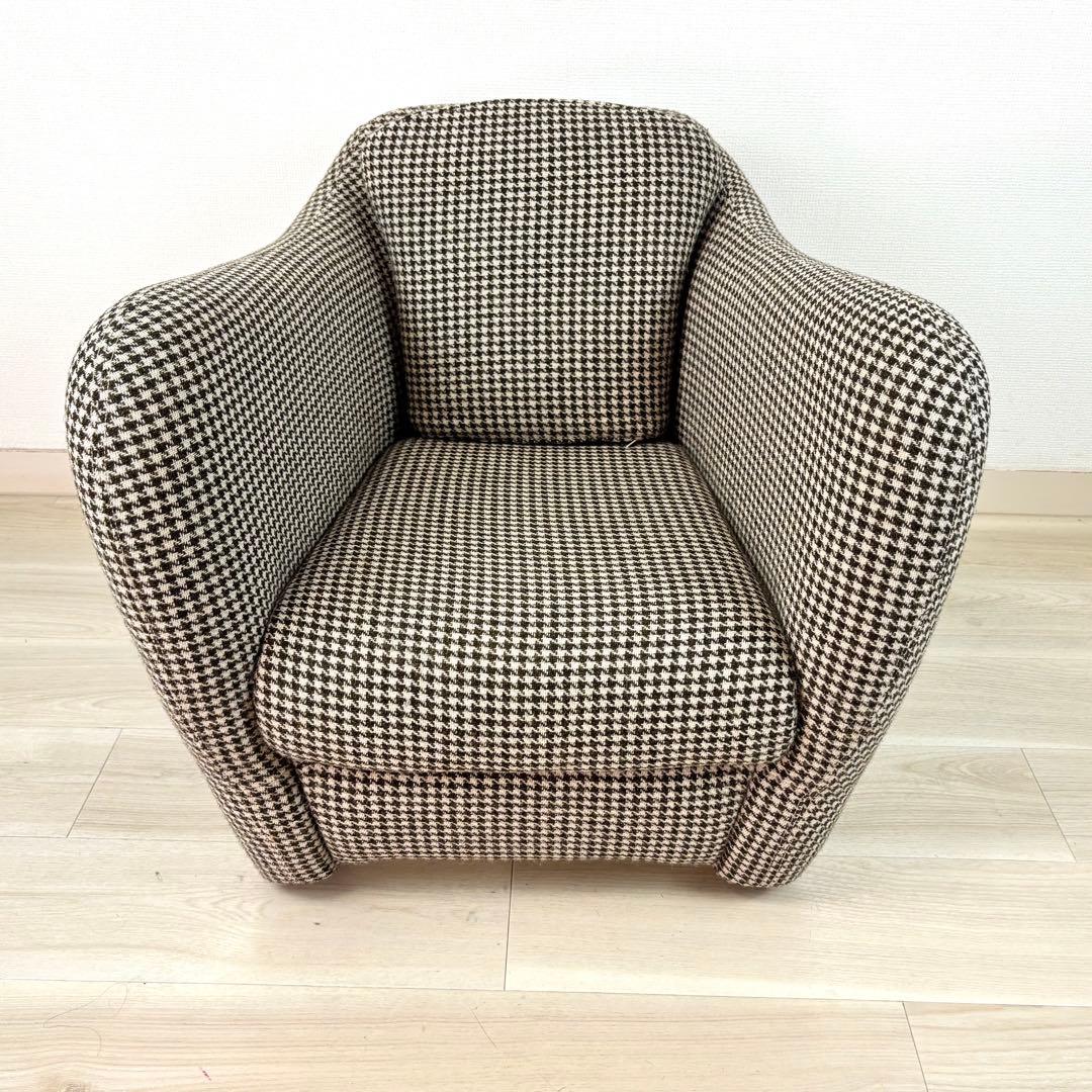 【激レア】IDEE ハリスツイード 限定 ミニミラーアームチェア イデー