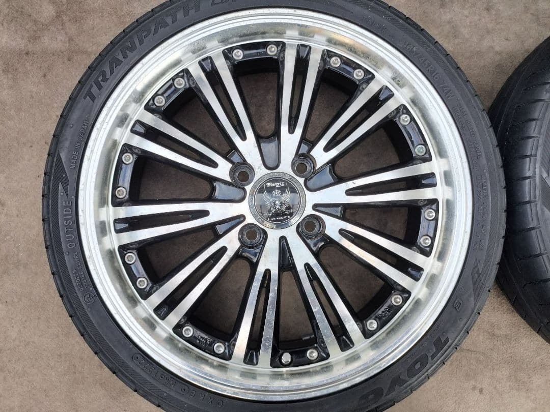 ロクサーニ matrix 16×5J 4H/100 +45 165/45R16