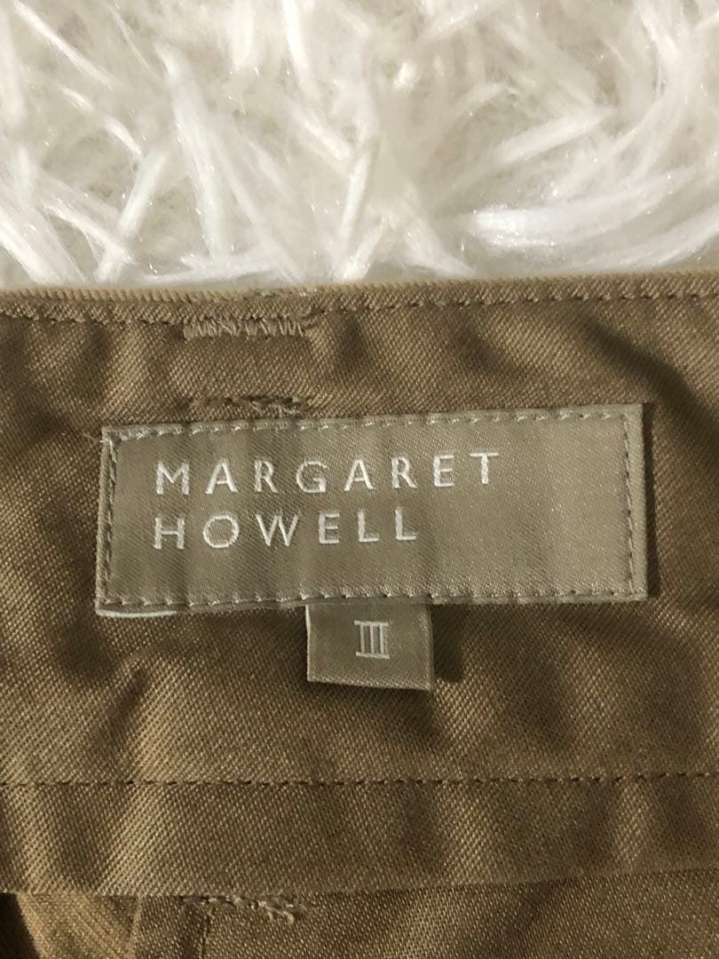 美品 マーガレットハウエル 2020年モデル トラウザーパンツ コットン L