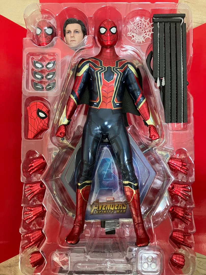 ホットトイズ hottoys アイアンスパイダー 1/6 ムービーマスターピース