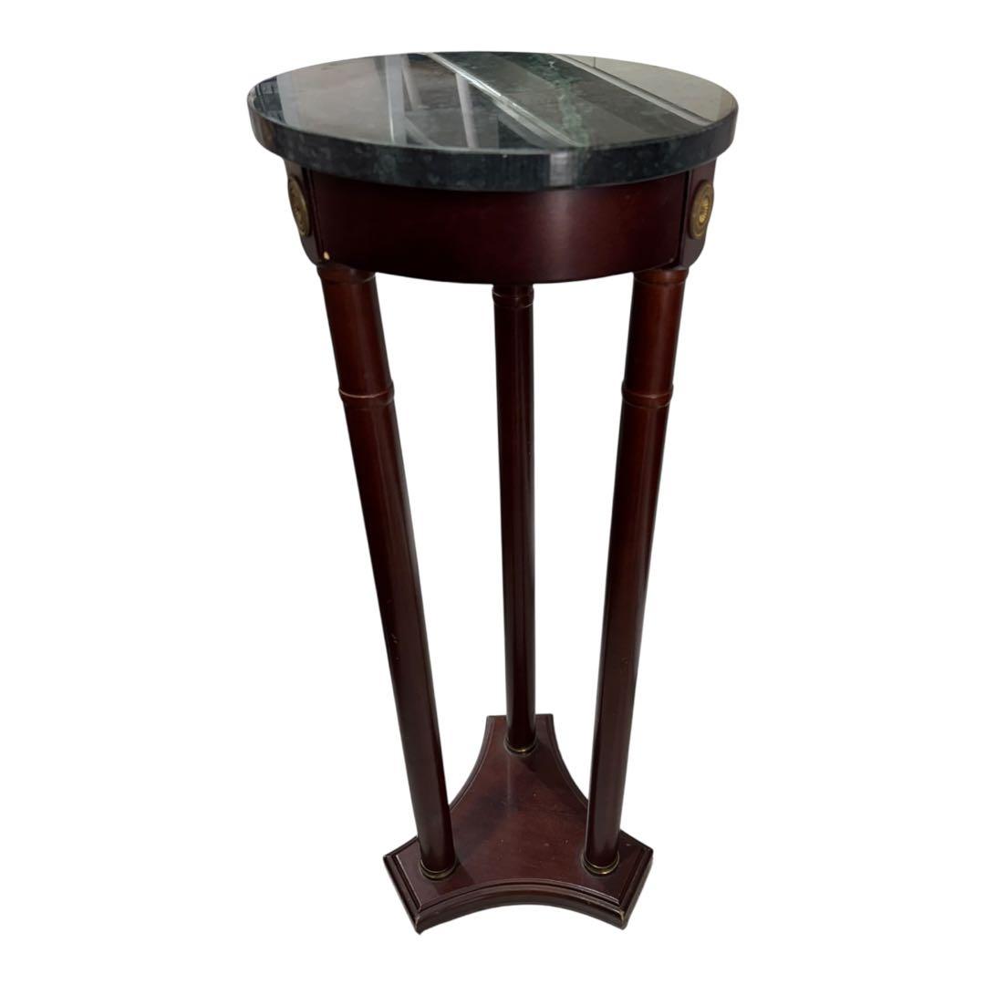 大理石天板サイドテーブル イタリア製アンティーク