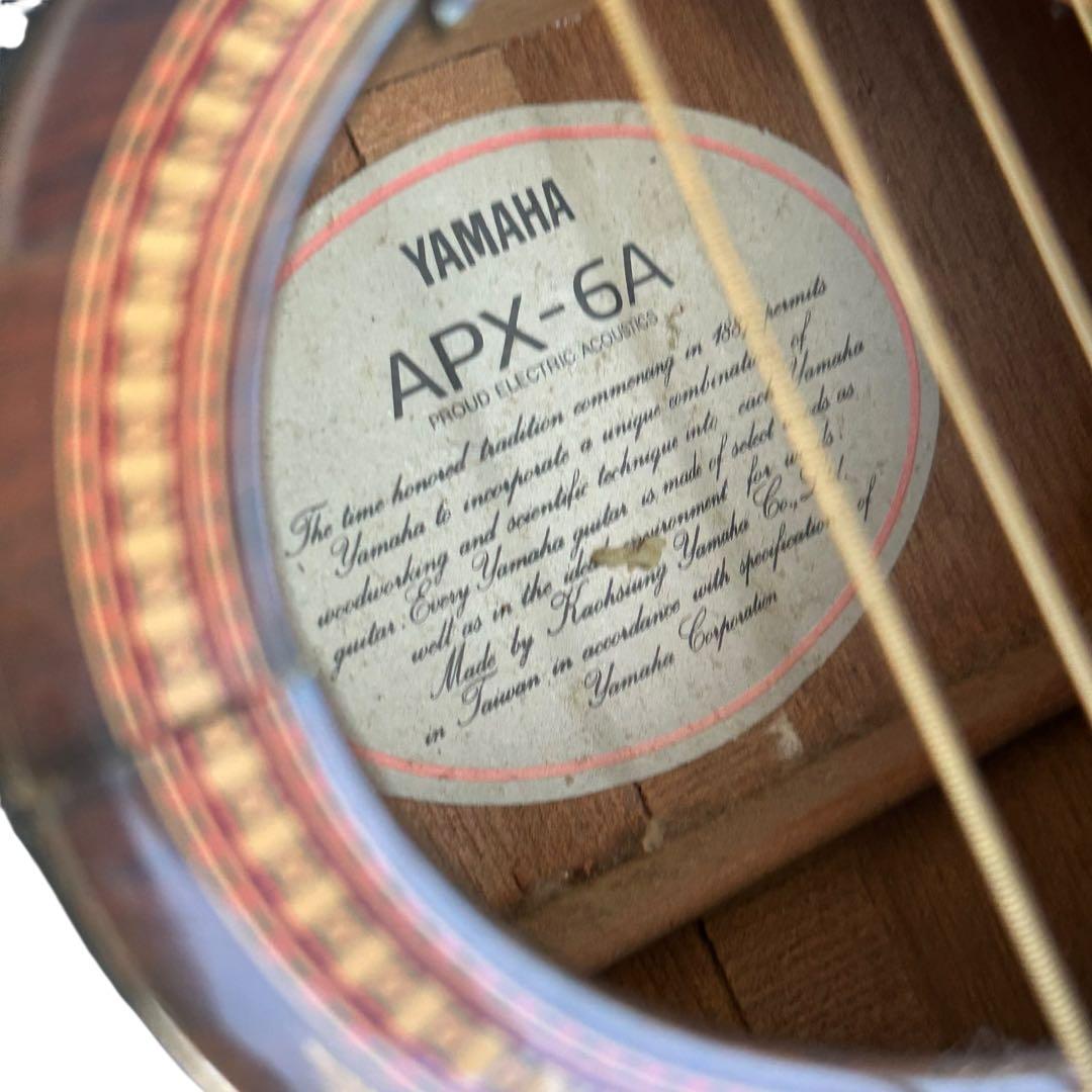 【現状品】YAMAHA APX-6A エレアコギター 動作未確認 ケースなし