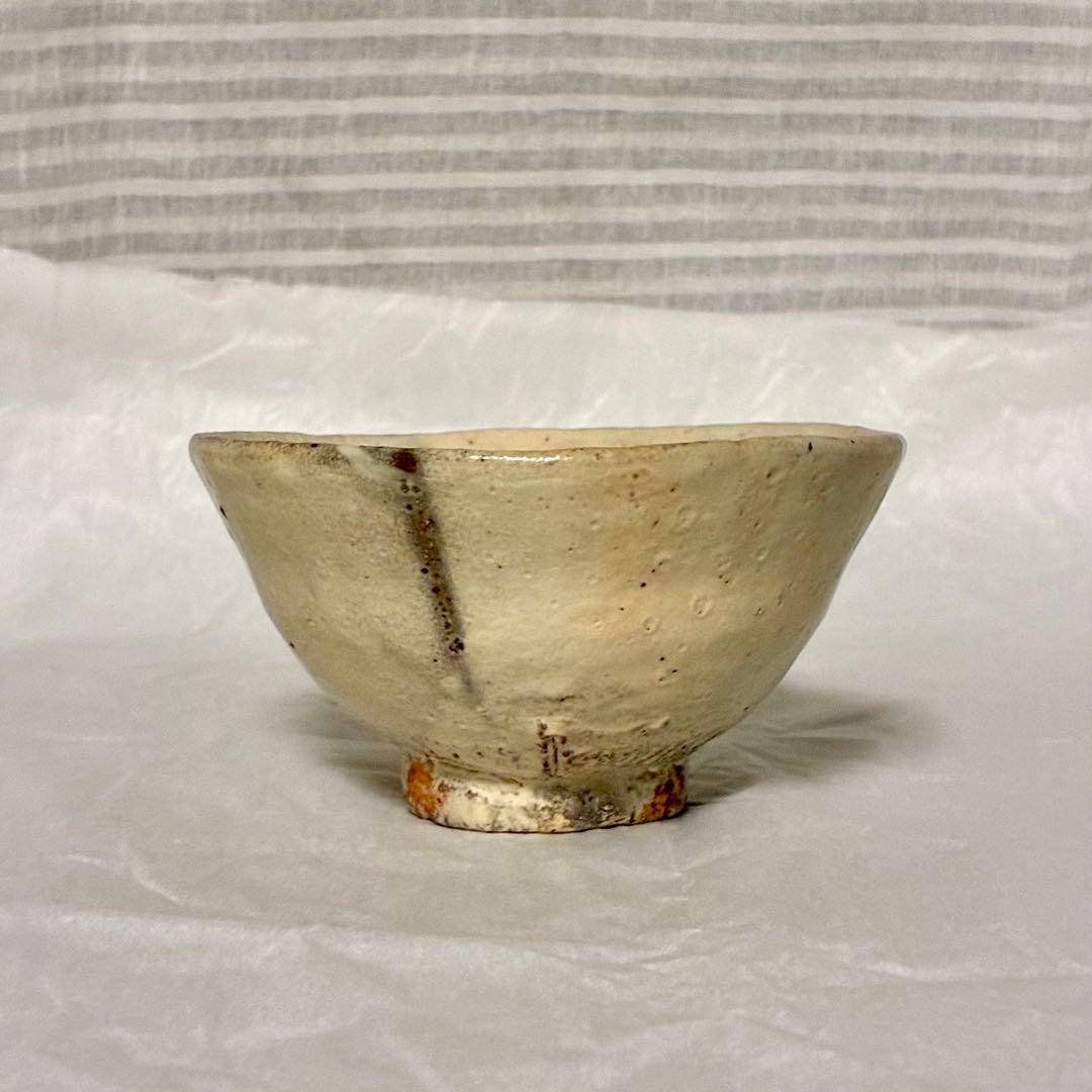 杉本 幻覚 貞光 粉引 旅 茶碗 手捻り