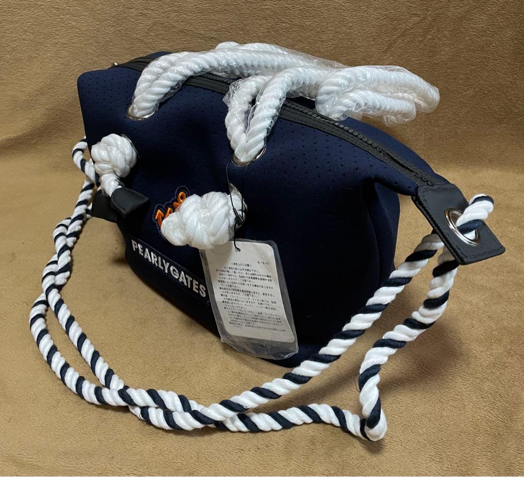 新品パーリーゲイツPEARLY GATES ネオプレーン カートバッグ ネイビー