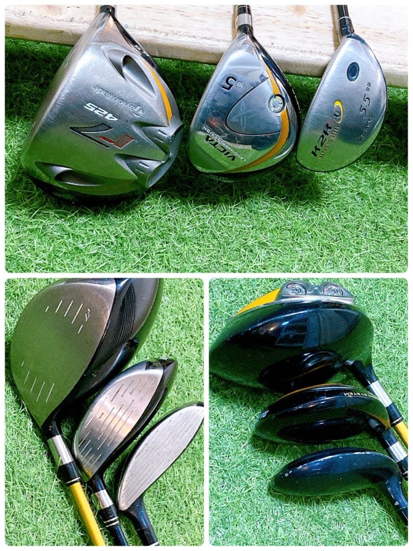 M テーラーメイド　初心者オススメ　ゴルフクラブセット　メンズ　14本