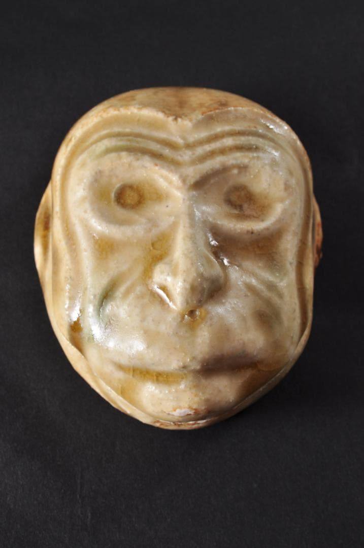 香合　猿　美濃焼　茶道具　香入れ　14代　加藤康景