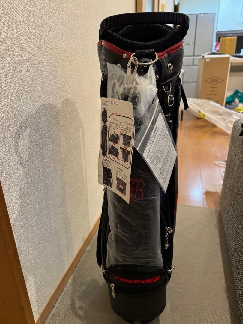 ブリヂストン TOUR B セルフスタンドクラブケース付きスタンドキャディバッグ