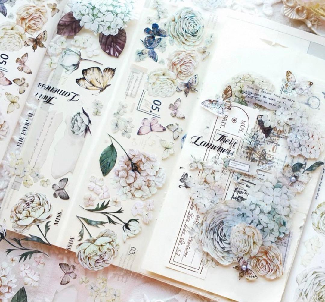 ⭐️SALE⭐️ 林野间《绣花信·绿》海外マスキングテープ　マステ 【2457】