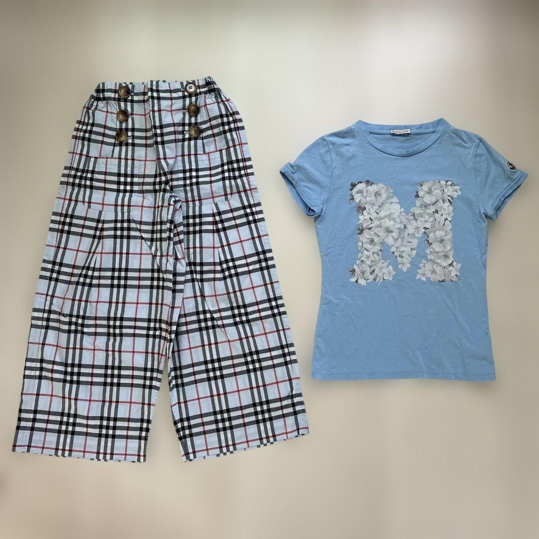 MONCLER モンクレール　Tシャツ　バーバリー　パンツ　140cm