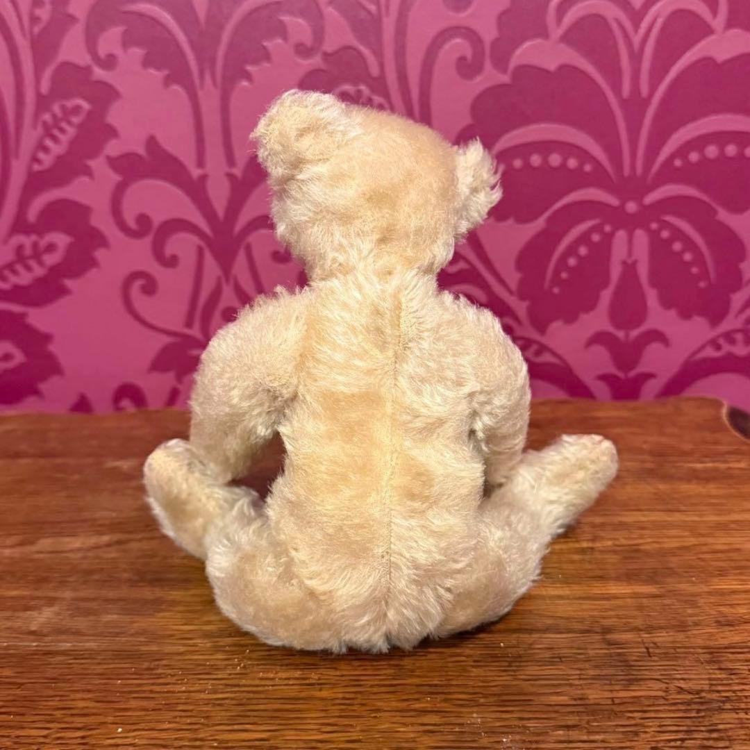シュタイフ Steiff アンティークテディベア　ホワイト　22cm