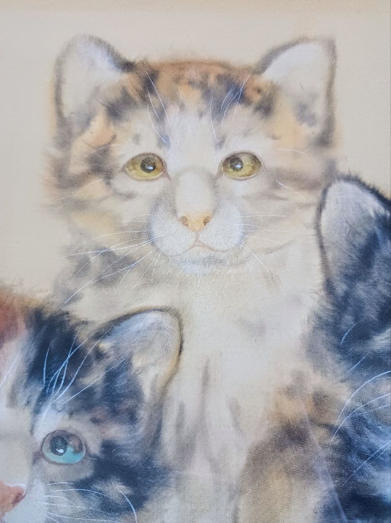 レア 縁起 繁盛 金運 おもてなし 絵 猫 中国 風水 美術 骨董 インテリア