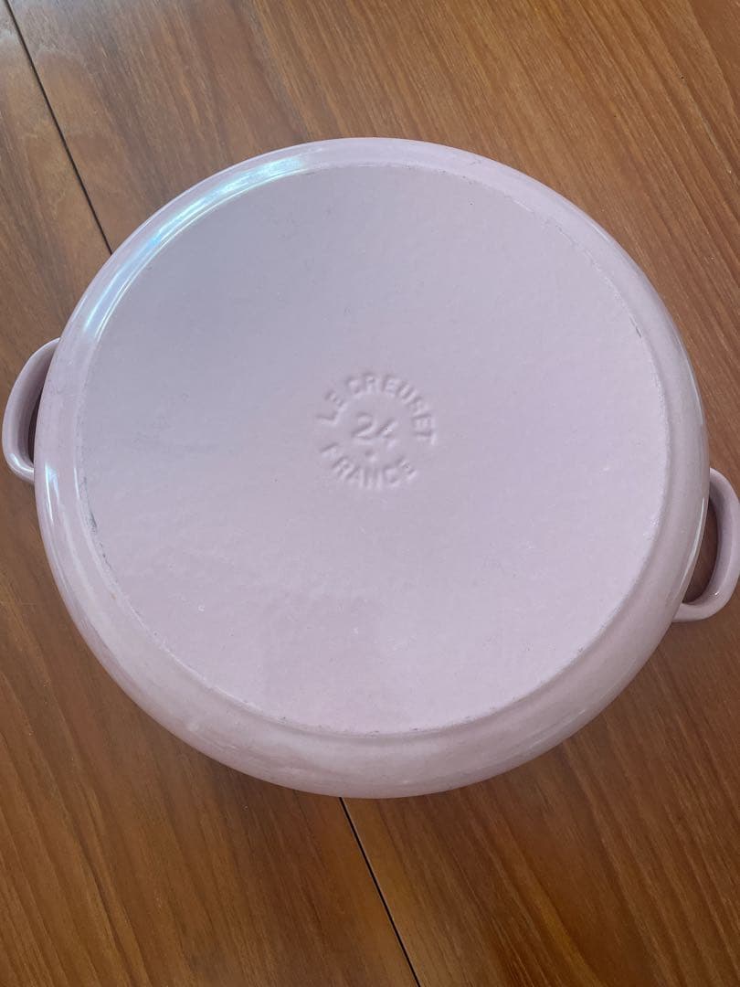LE CREUSET シフォンピンク 両手鍋 24cm