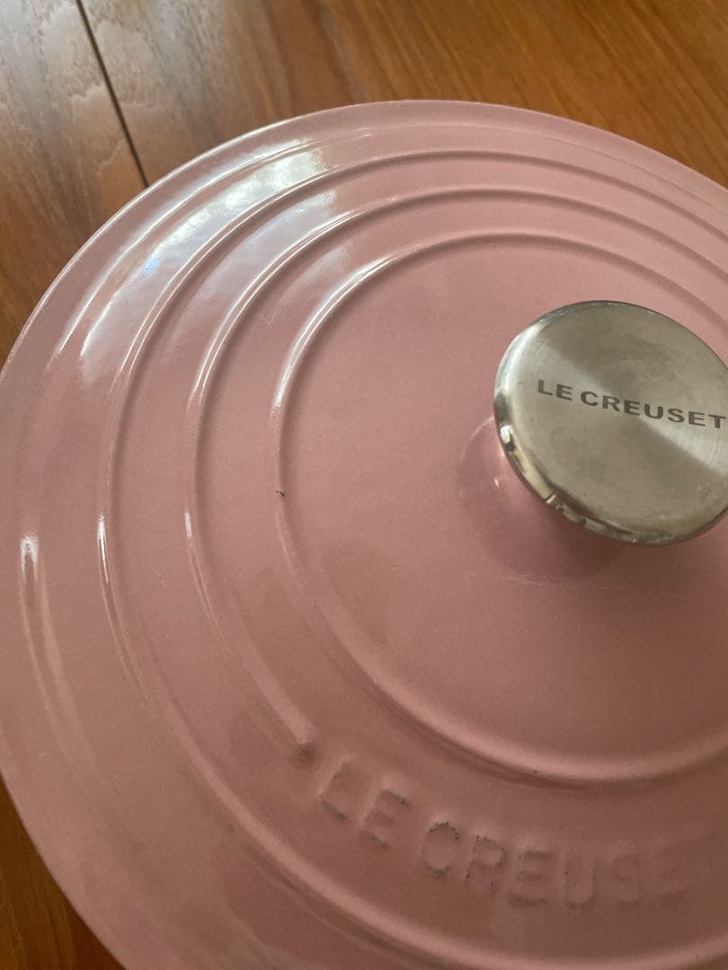 LE CREUSET シフォンピンク 両手鍋 24cm