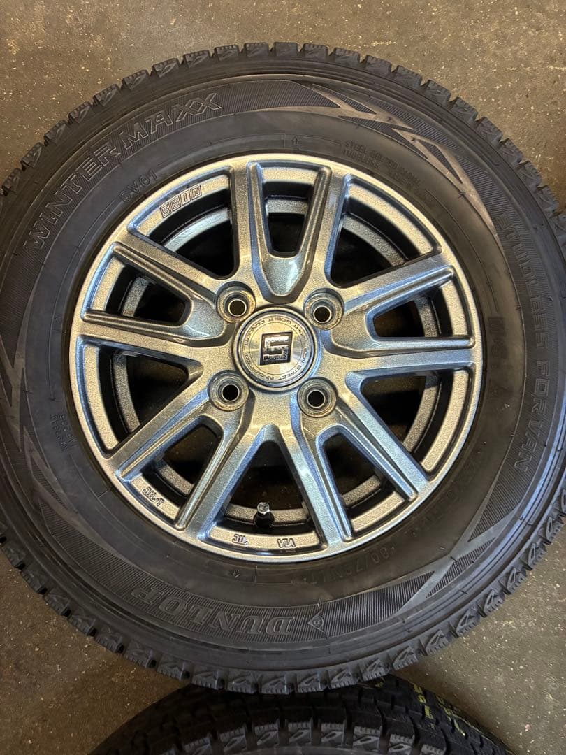 145/80R12LTスタッドレスセット❗️