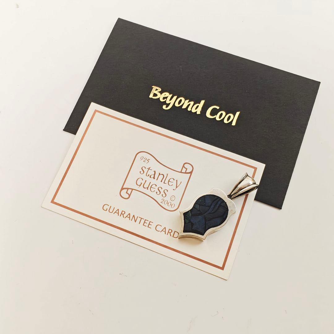 Stanley Guess マルチウッドインレイ ウッドギター ペンダント