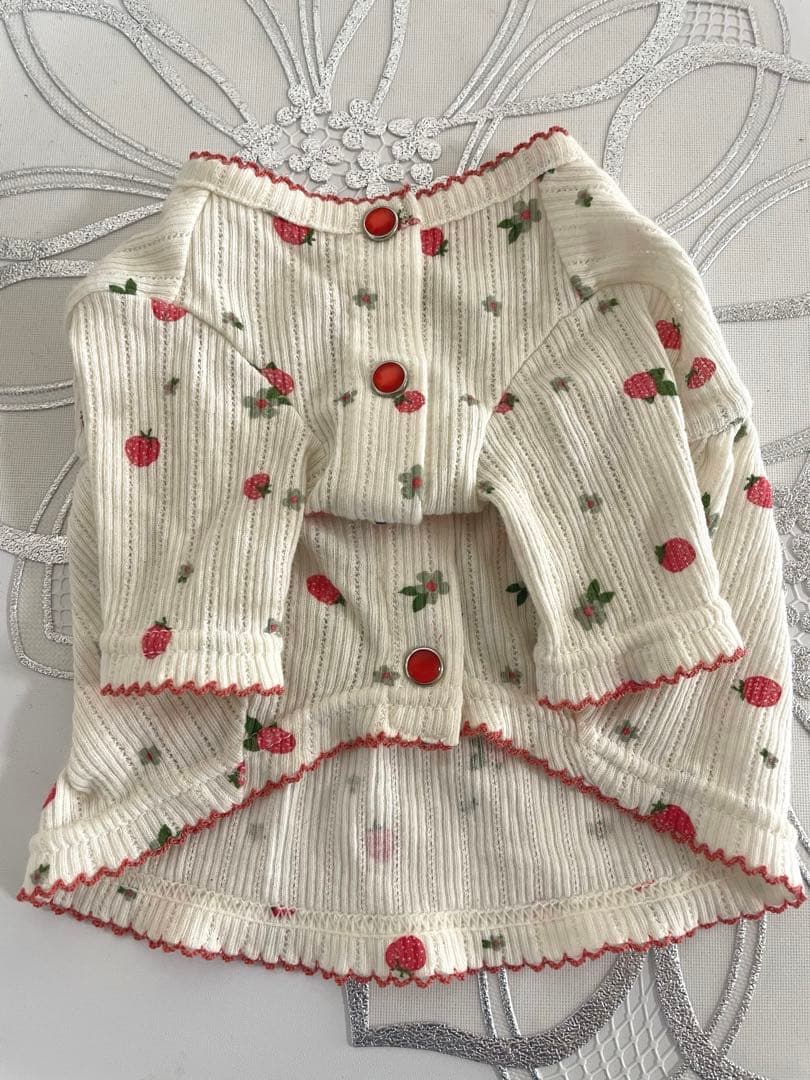 アトリエgg ストロベリー柄ワンピース