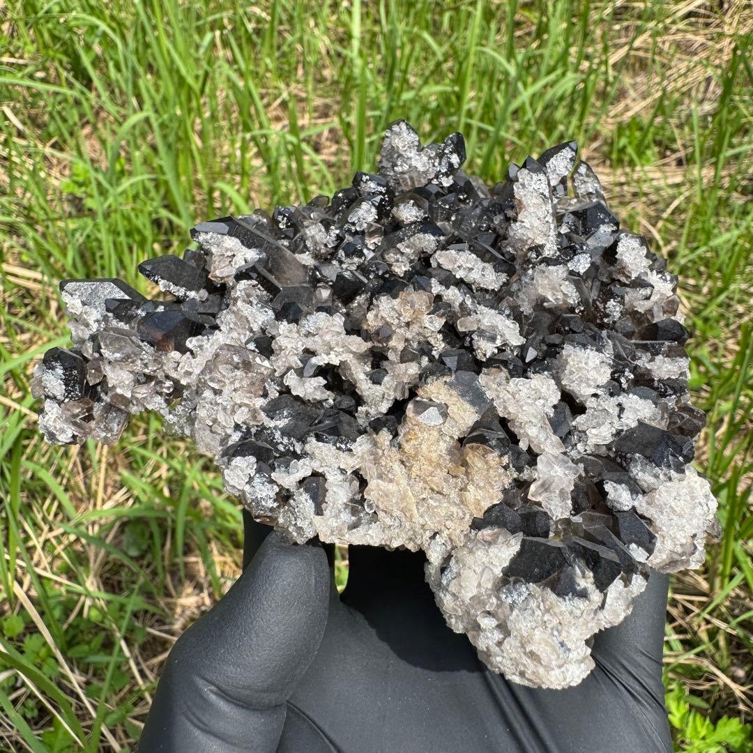 スモーキークォーツ クラスター アーカンソー州産