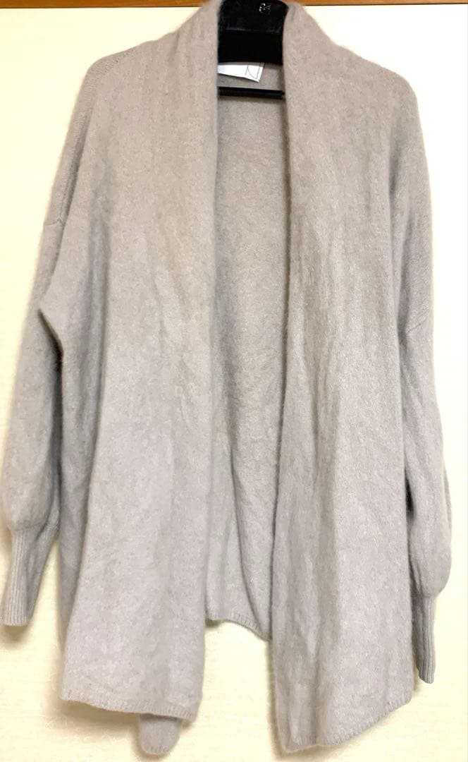 ラクーンファーニットパフカーディガン