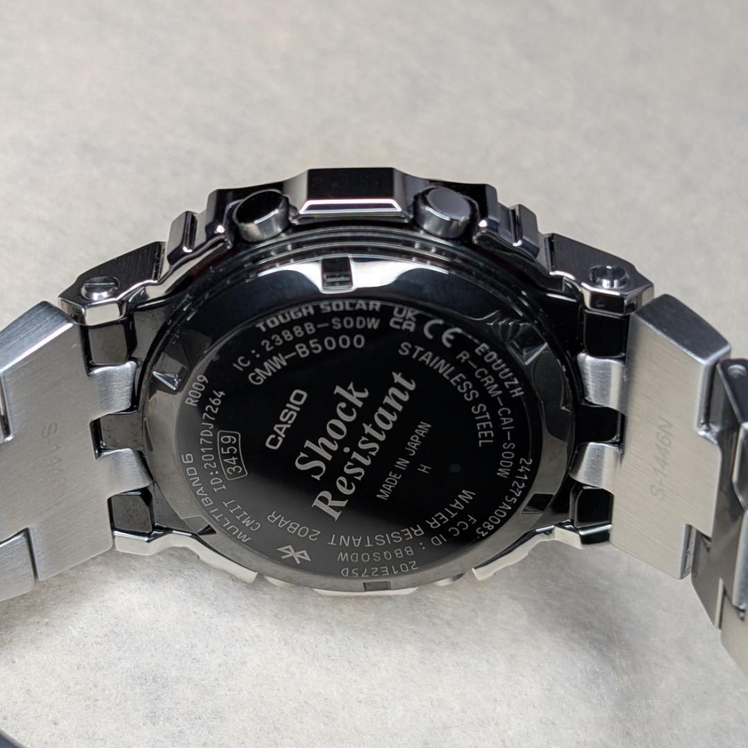 【美品】CASIO G-SHOCK フルメタル GMW-B5000D-1JF