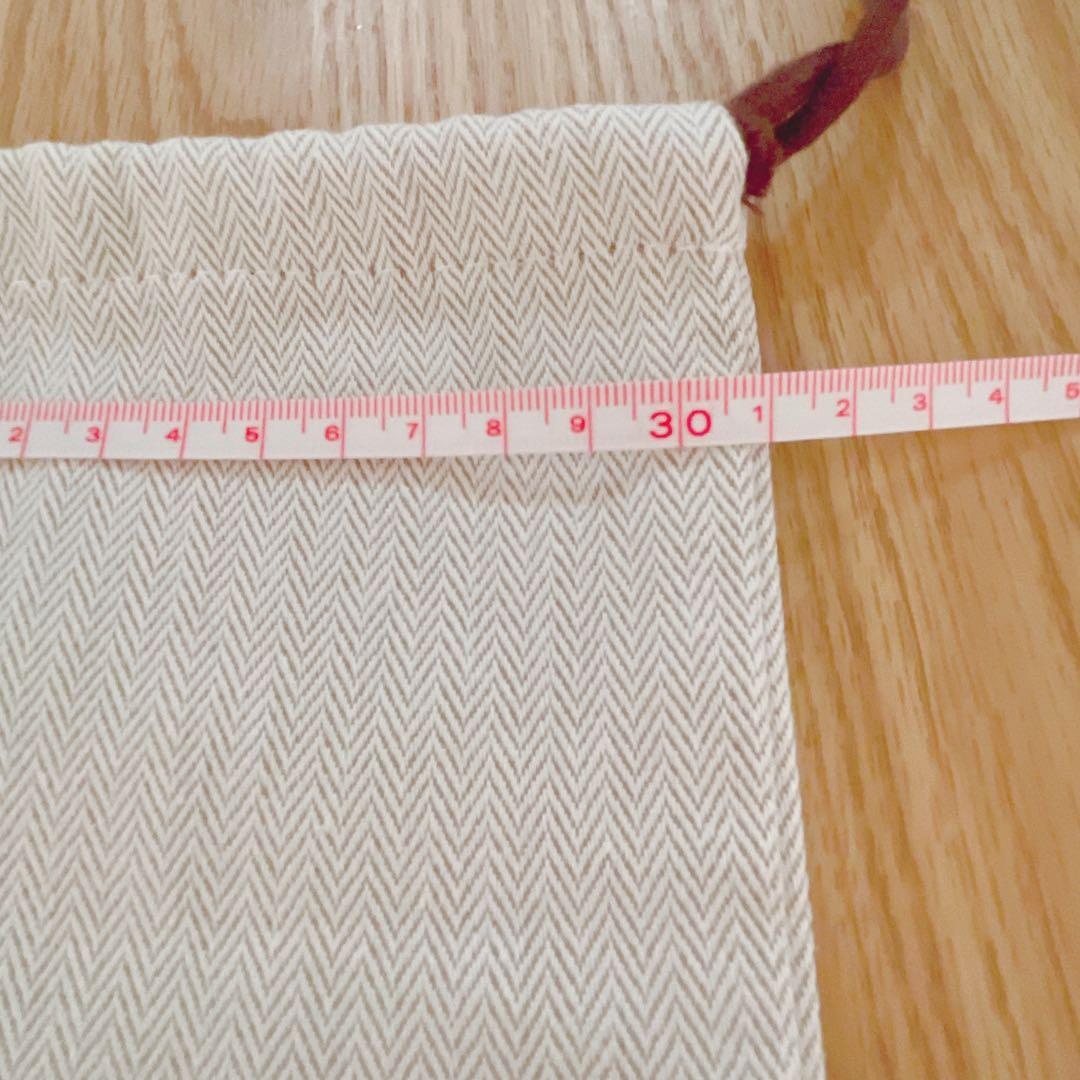 新品　HERMES 保存袋　巾着袋　32×31 紙タグ付