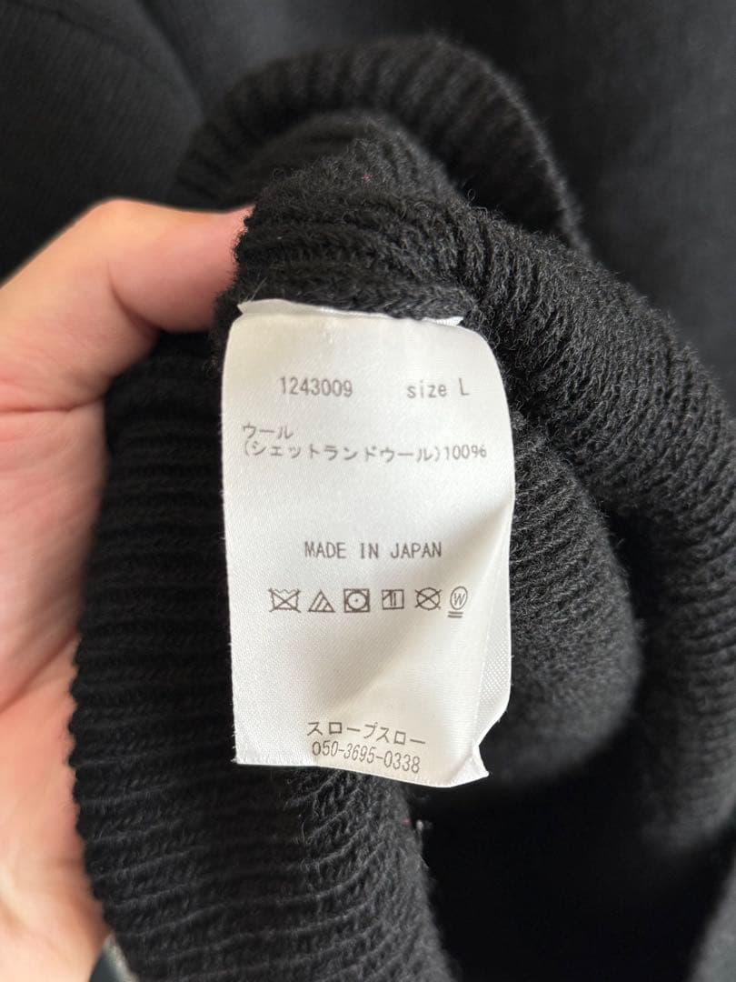 【slopeslow】シェットランドウール GOB sweater