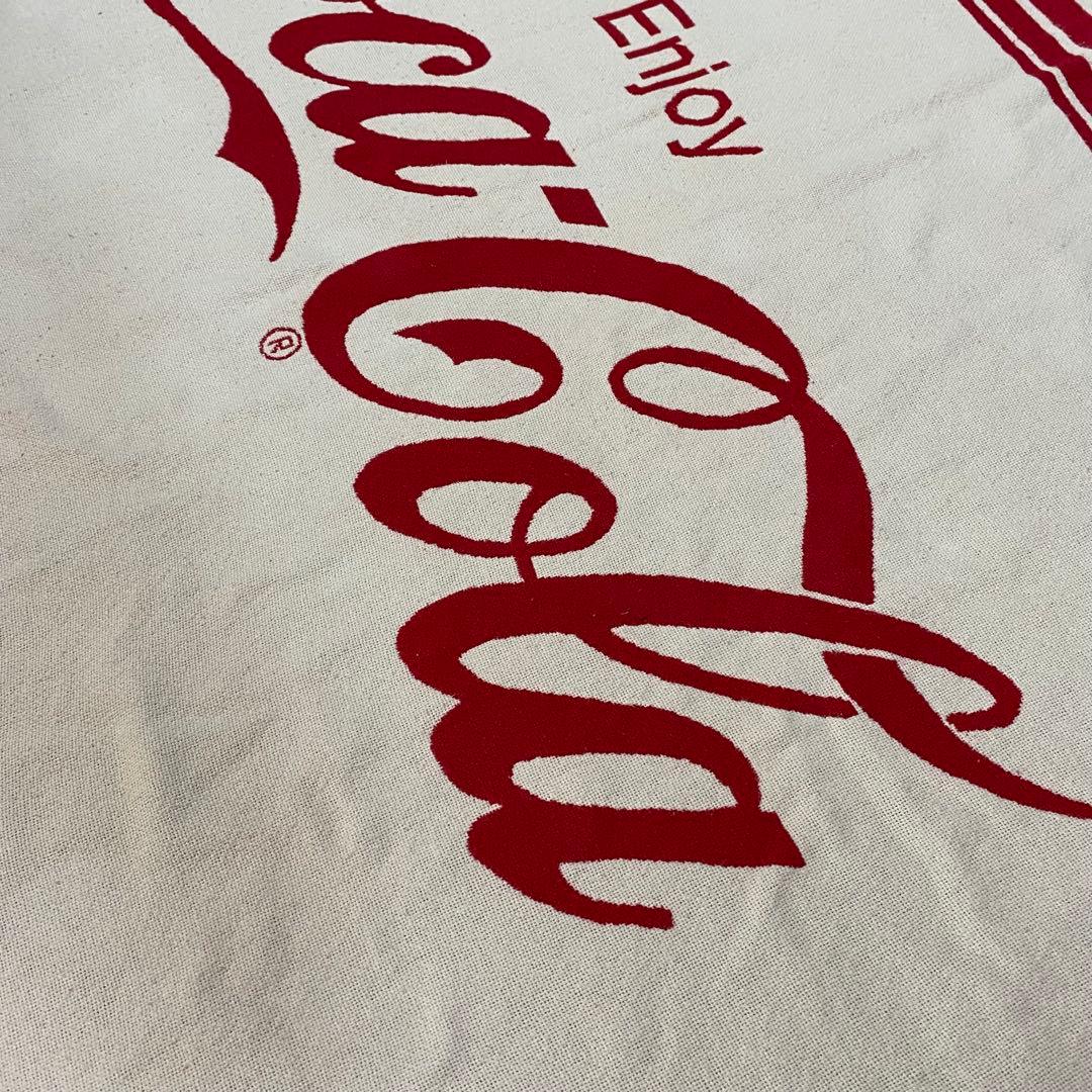 【激レア】Coca-Cola ヴィンテージラグマット　コカコーラ　インテリア雑貨