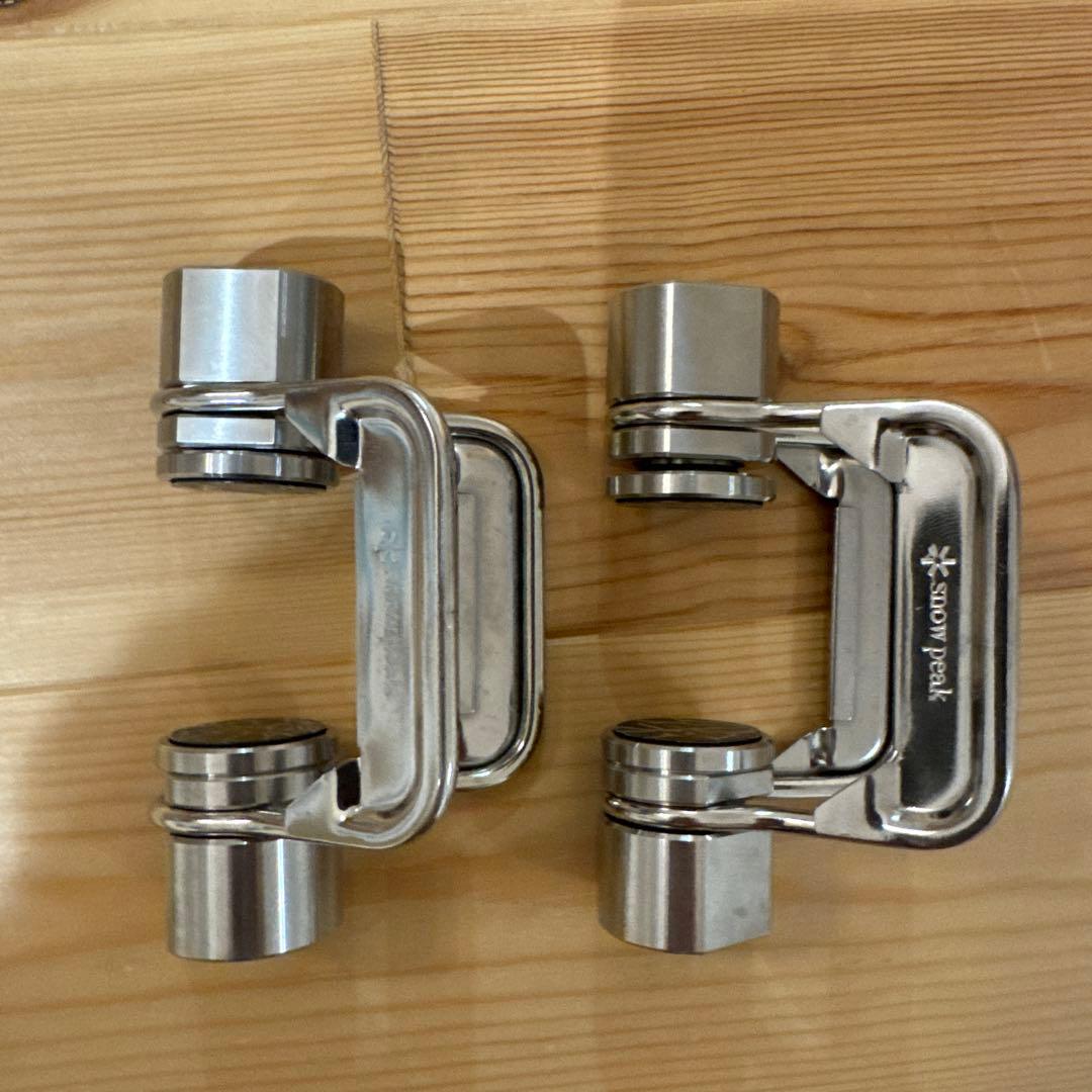 スノーピーク　テーブルトップアーキテクト　クランプ２個+ユニットフレーム