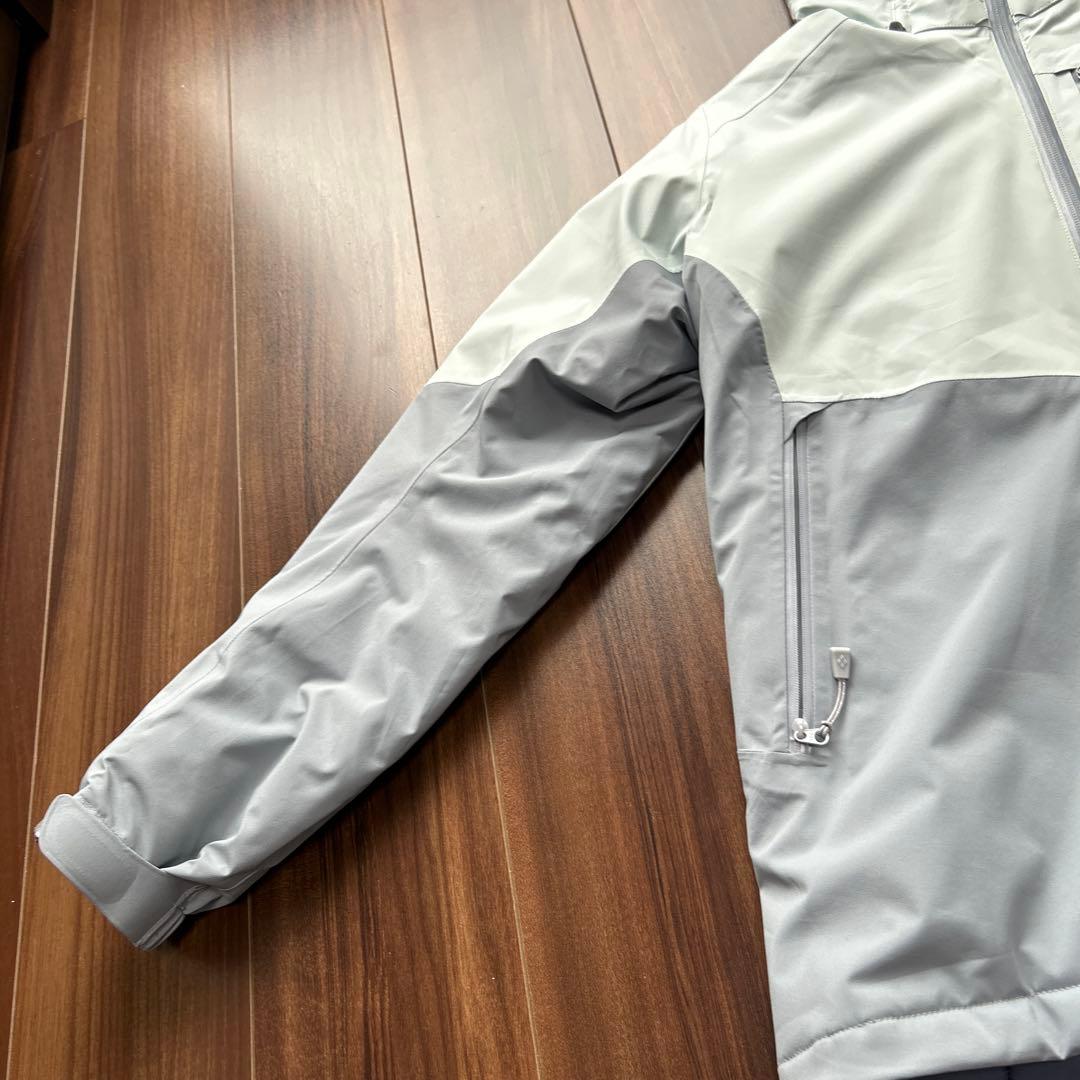 montbell フード付きジャケット ブルー　グレー 女性用　Mサイズ