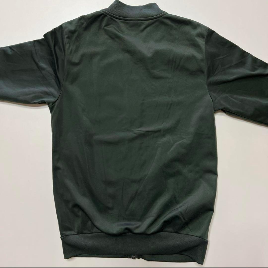 adidas ジャージ　セットアップ　３本ライン　上下　ダークグリーン