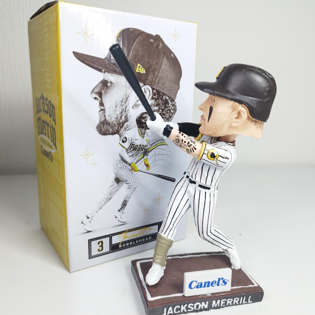 ジャクソン メリル ボブルヘッド 新品 非売品 2025 パドレス 首 IObb