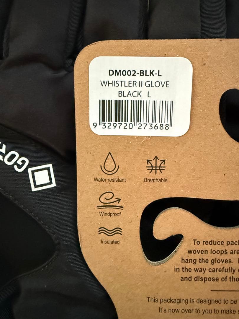 新品 XTM GORE-TEX メンズグローブ Lサイズ ゴアテックス