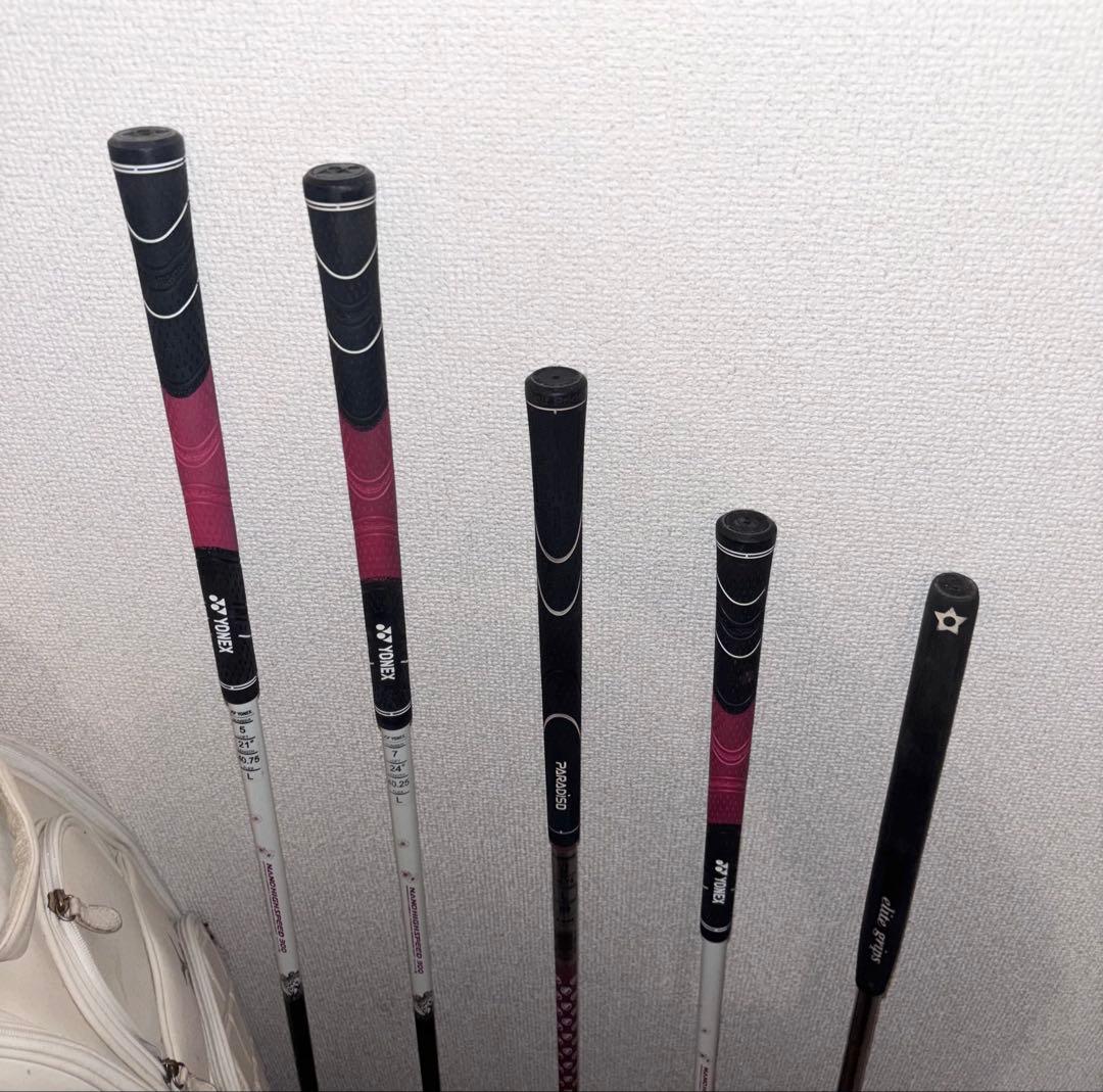 レディース ゴルフセット 5本 ヨネックス NANOV ミズノ バッグ付