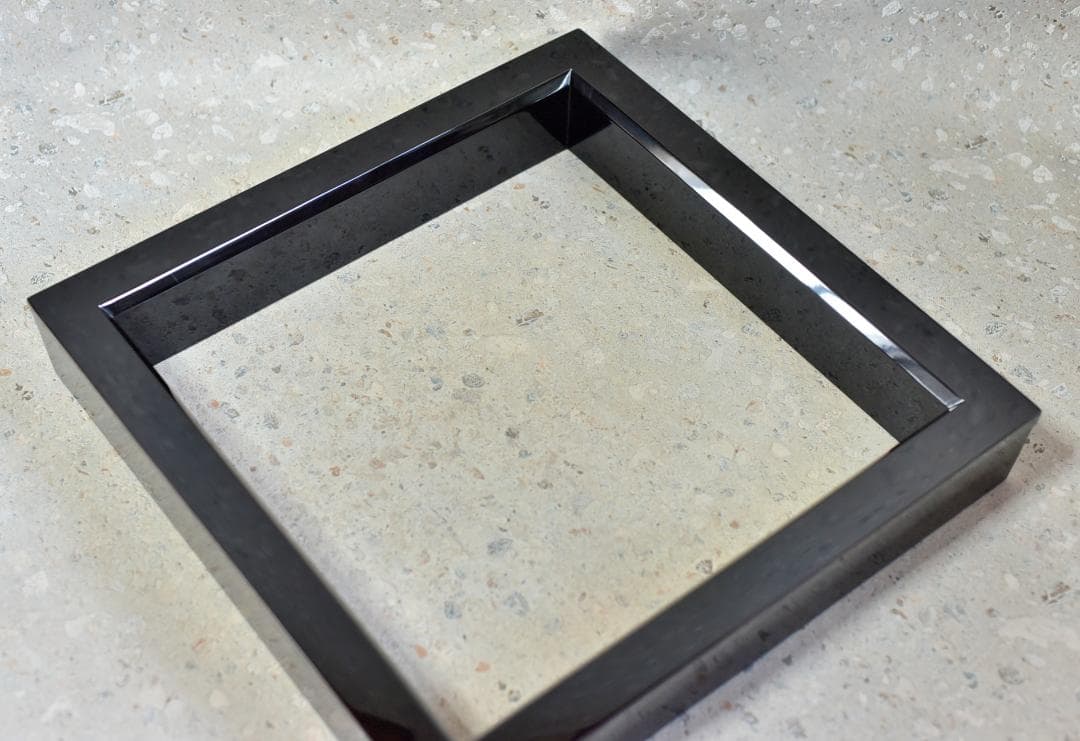 輪島塗、山口清次作真塗炉縁【極上品】　囲炉裏/お茶道具