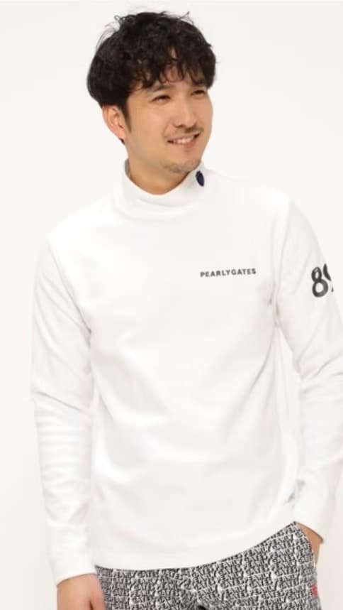 新品 正規品 パリーゲイツ89 裏毛起毛 厚手 極暖 白 サイズ5 L