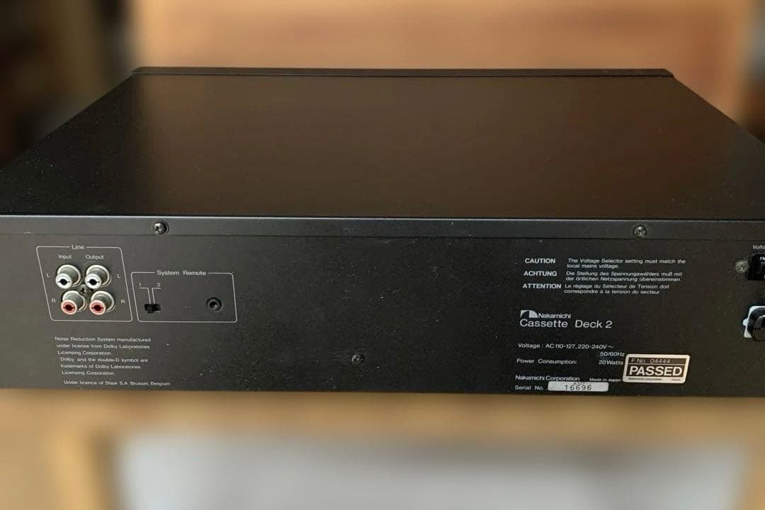 nakamichi cassette deck2 ナカミチ