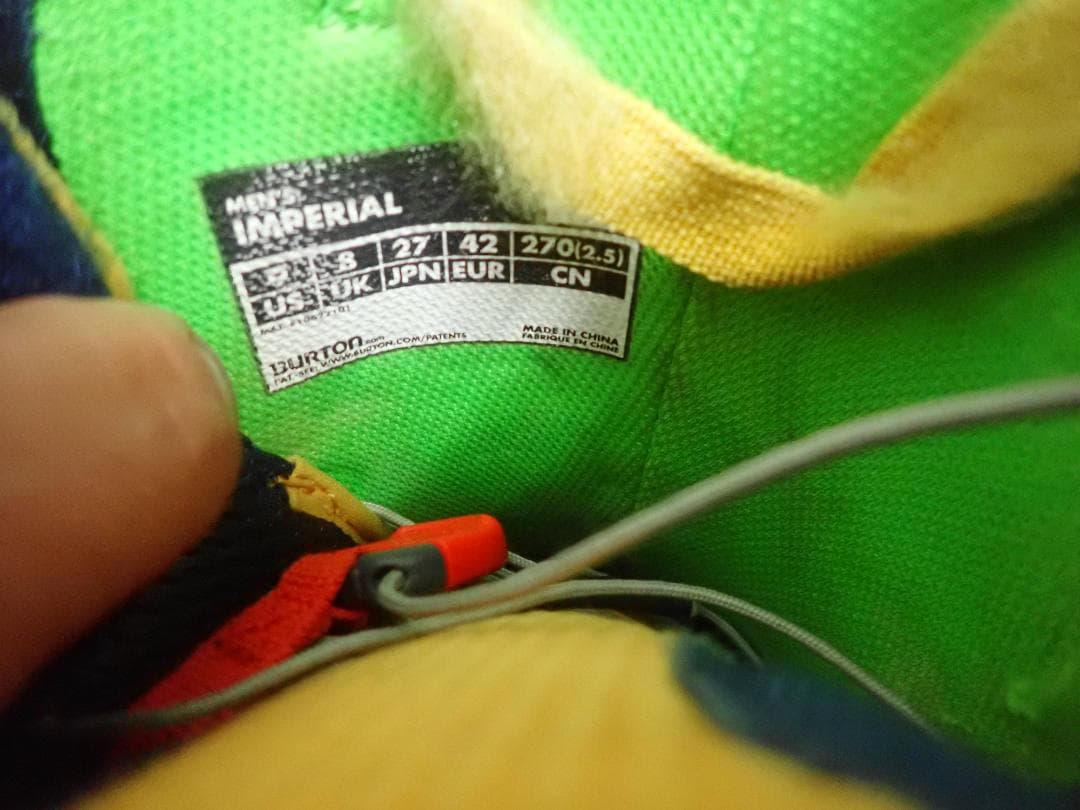 さ*♪様 バートン　Imperial スノーボードブーツ US 9.5　２７ｃｍ