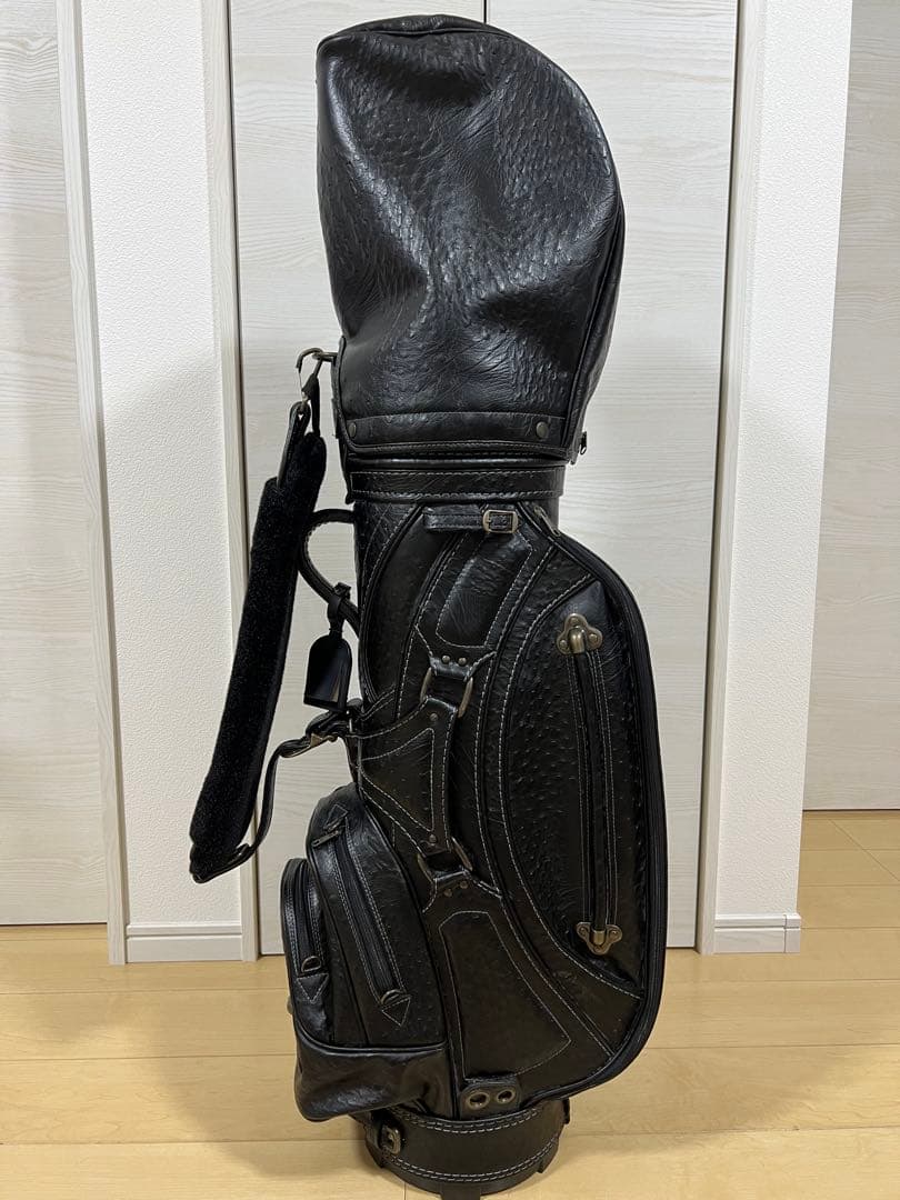 【未使用・超希少】YAMAHA / ヤマハ キャディバッグ オーストリッチ風