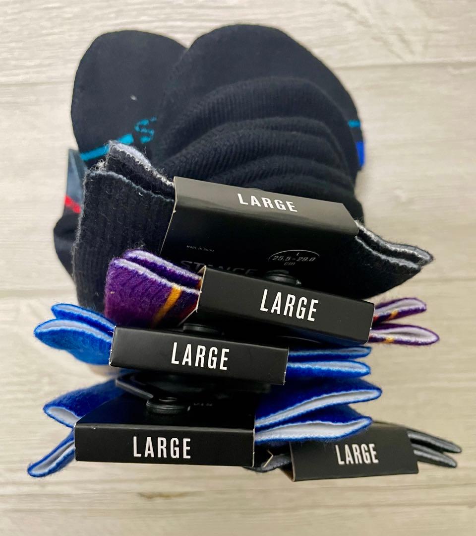 STANCE NBA チームソックス 5足セット L/XL