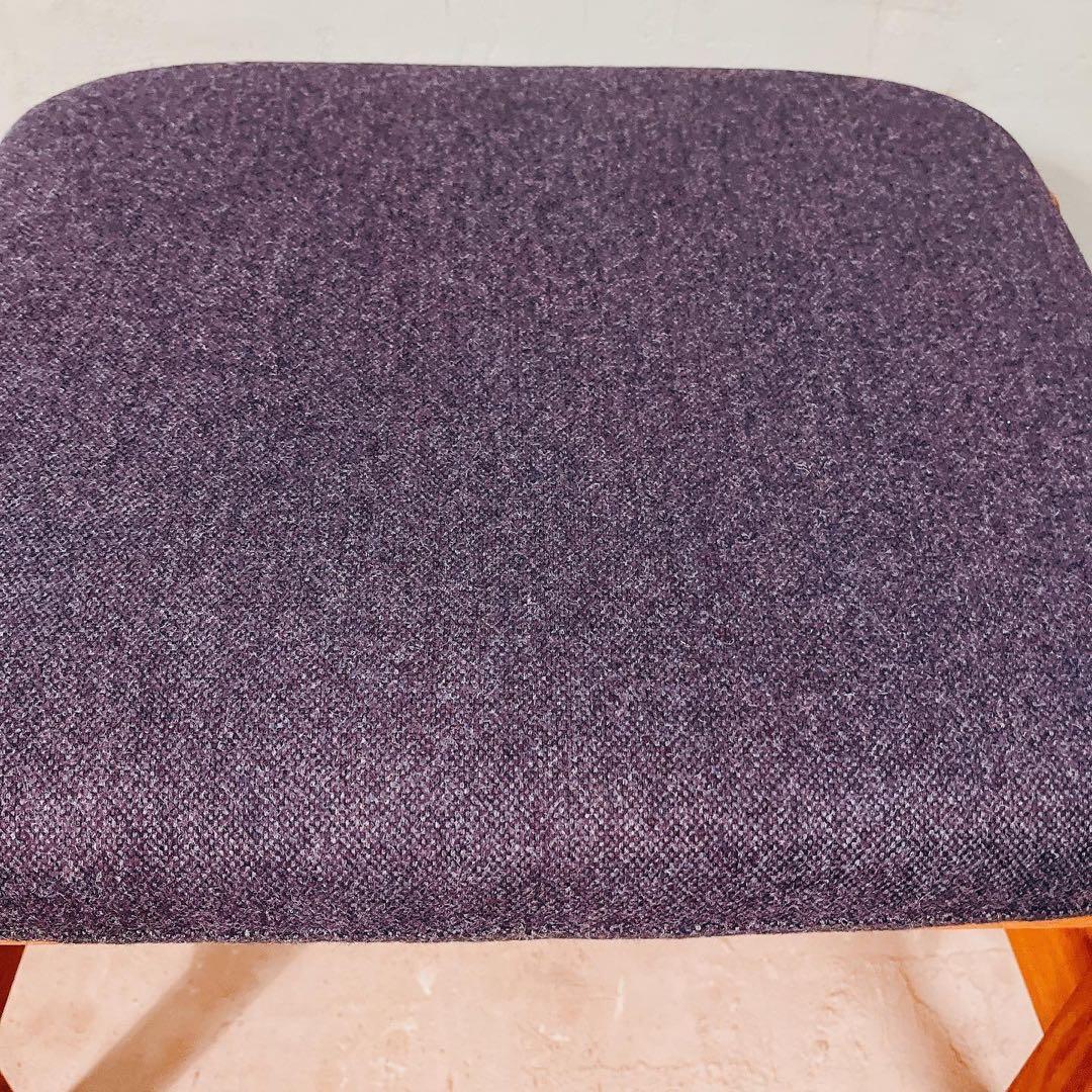 デンマーク　オーク材　Hong Stolenfabrik オットマン　北欧家具