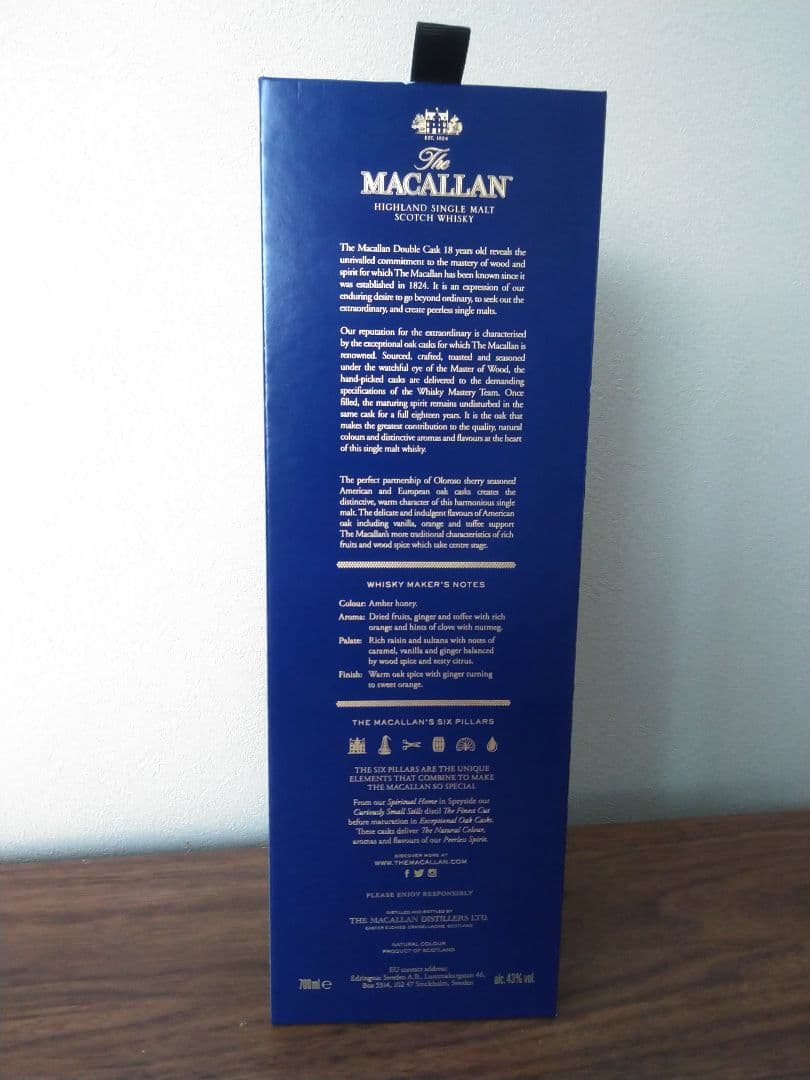 お値下げ【終売】マッカラン18年　ダブルカスク　2021