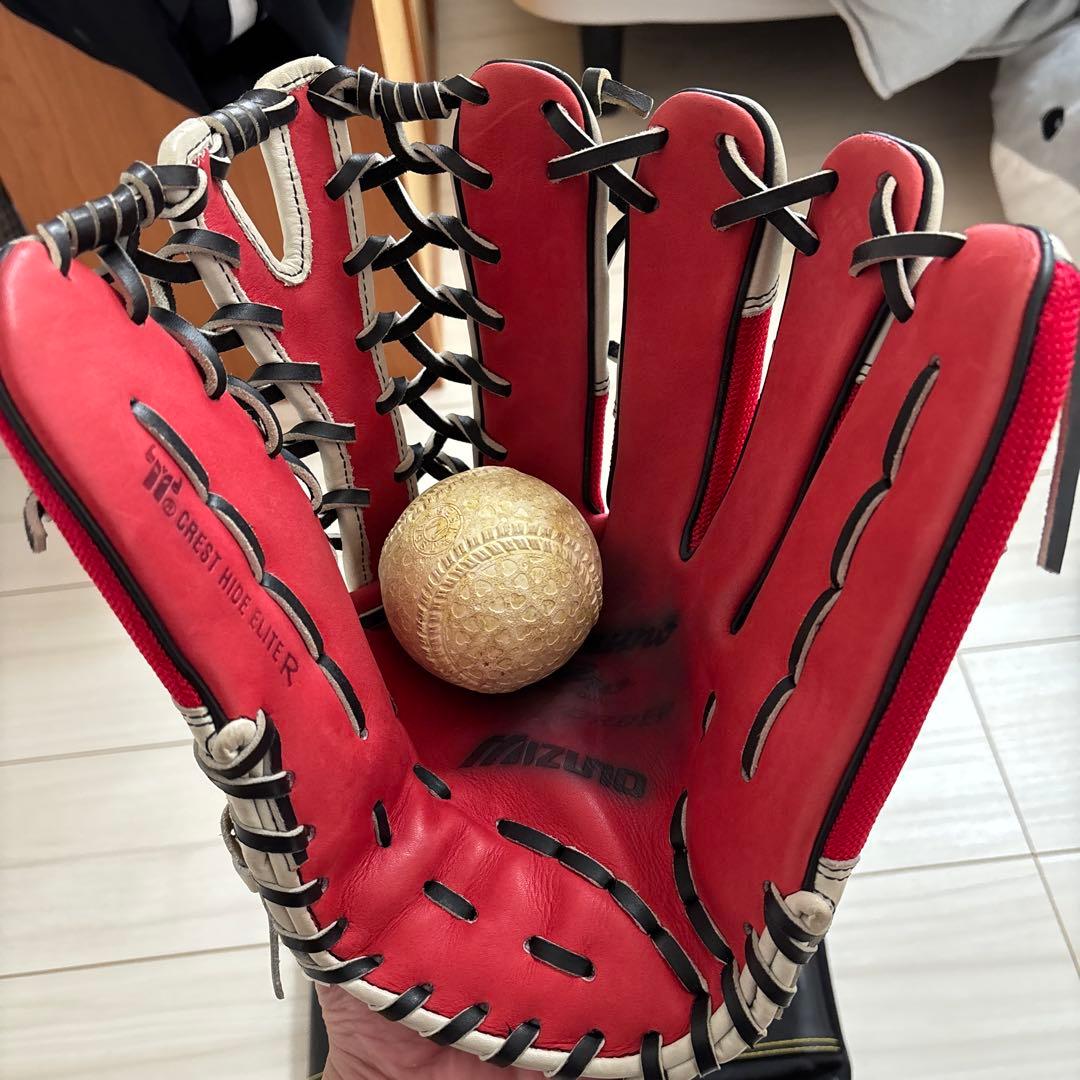 【たに】ミズノプロ　軟式オーダーグローブ　外野用